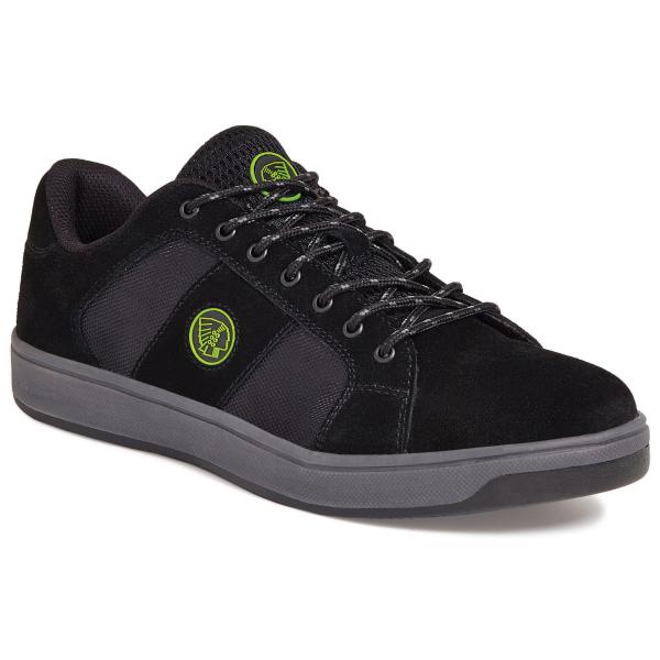 Black-Suede-And-Canvas-Upper-Steel-Toe-Cap-And-Composite-Midsole---S1P-SRA---Size-11